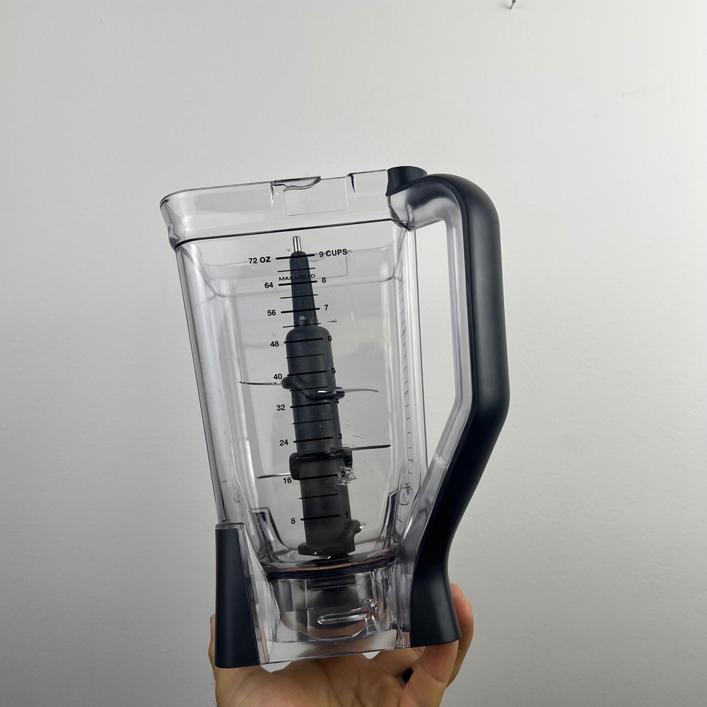 Ninja Blender Pitcher 72oz 6-Blade Assembly Clear Plastic Good Replacement Part